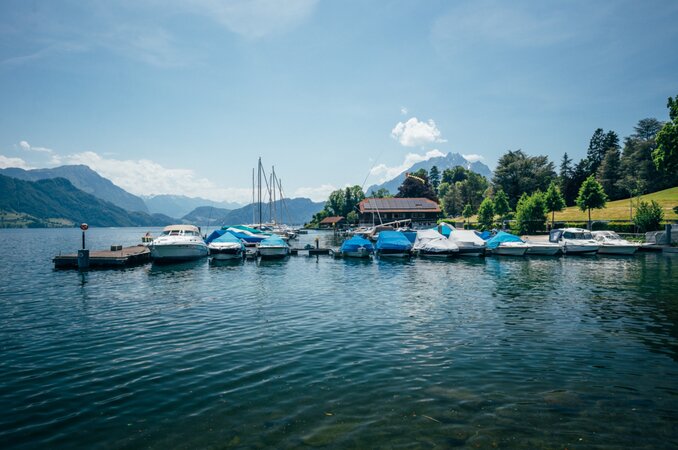 Boote Vierwaldstättersee Meggen